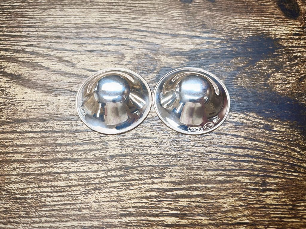 silver nursing cups